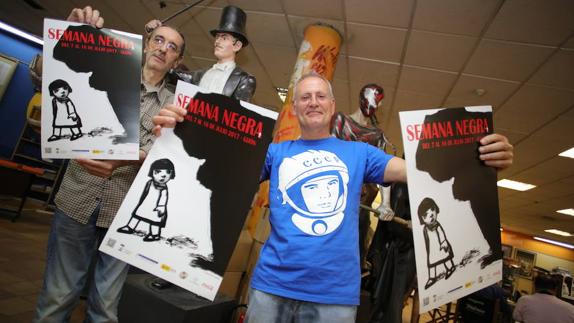 Una niña acechada por las sombras ilustra el cartel de la XXX Semana Negra