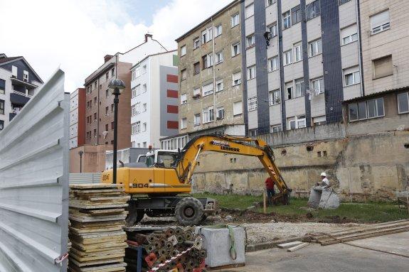 Arrancan las obras de construcción de la iglesia de Santa Olaya en El Natahoyo